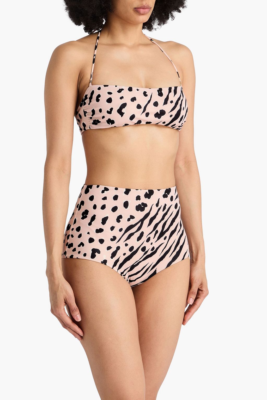 VALENTINO GARAVANI Bandeau-Bikini mit Print