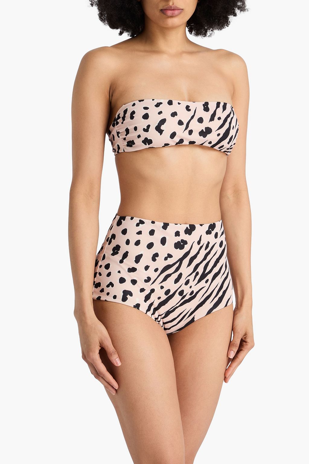 VALENTINO GARAVANI Bandeau-Bikini mit Print
