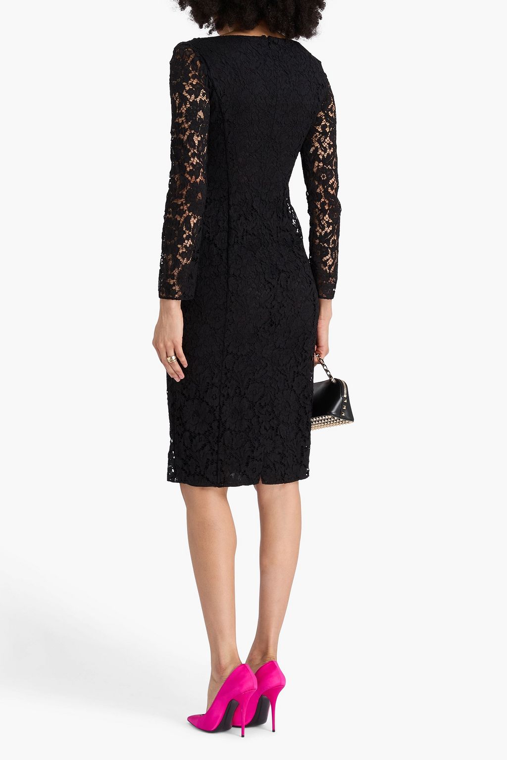 VALENTINO GARAVANI فستان مصنوع من الدانتيل المفرّغ