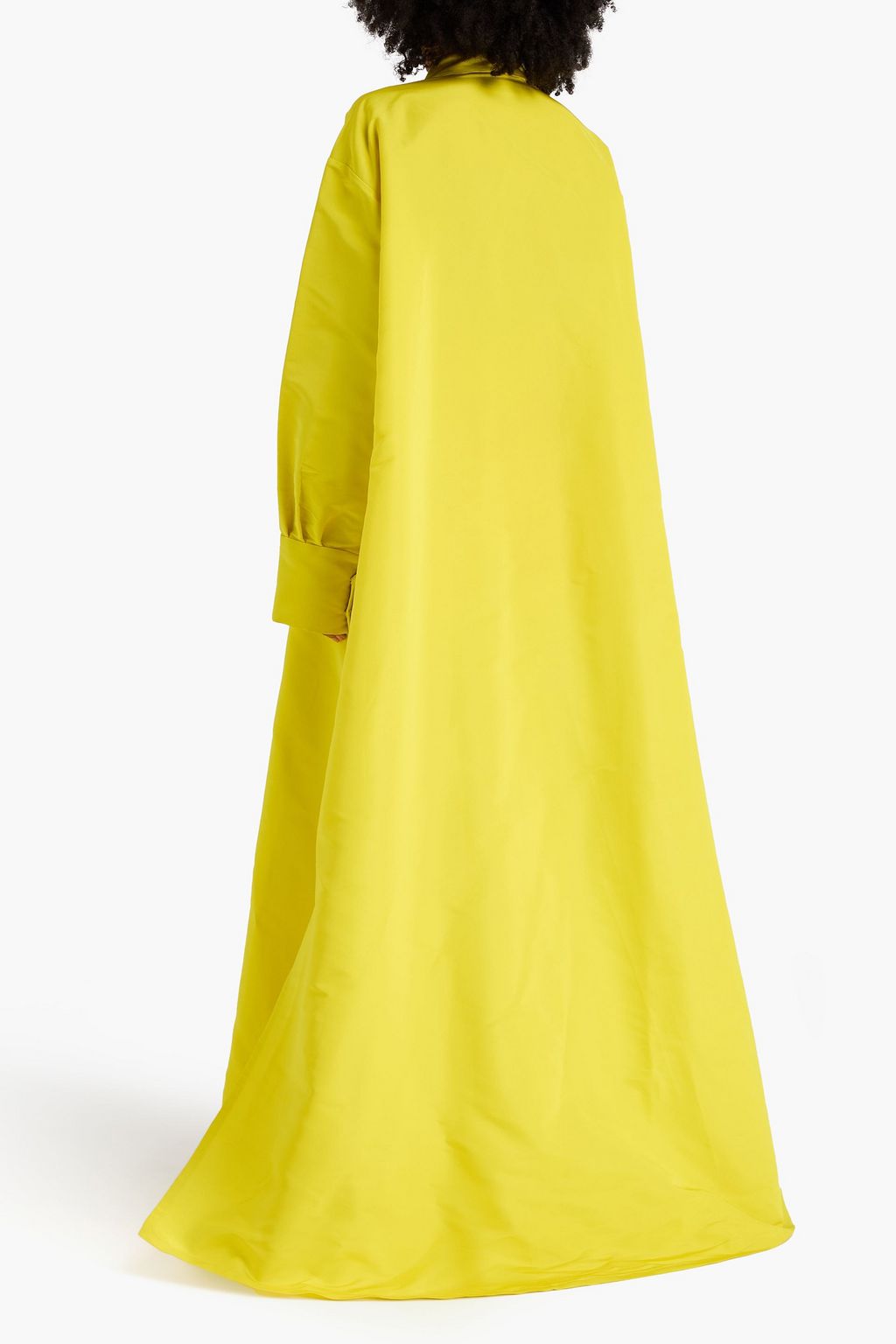 VALENTINO GARAVANI Silk-faille maxi shirt dress