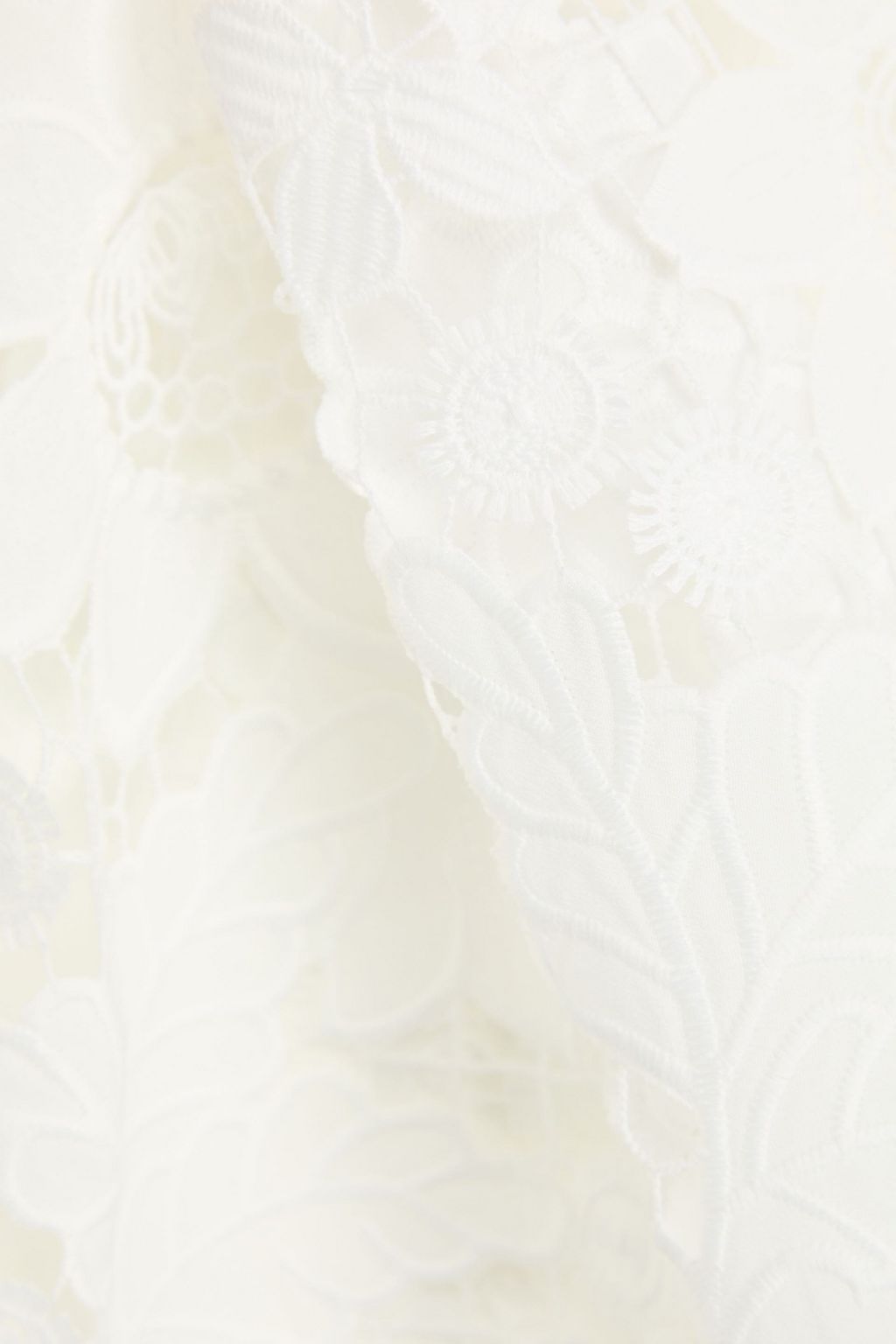 OSCAR DE LA RENTA Guipure lace top