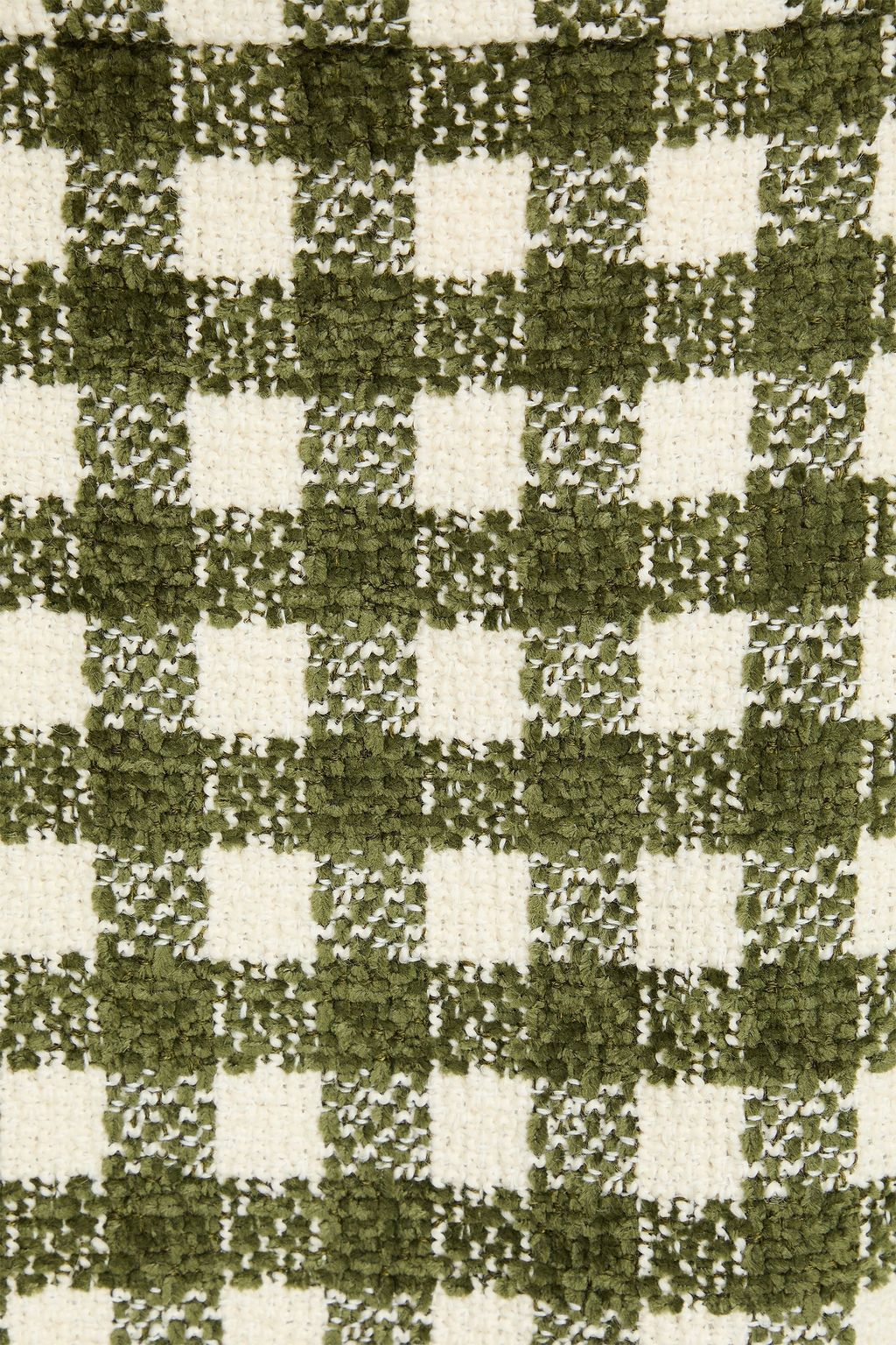 OSCAR DE LA RENTA ツイード ミニスカート チェック