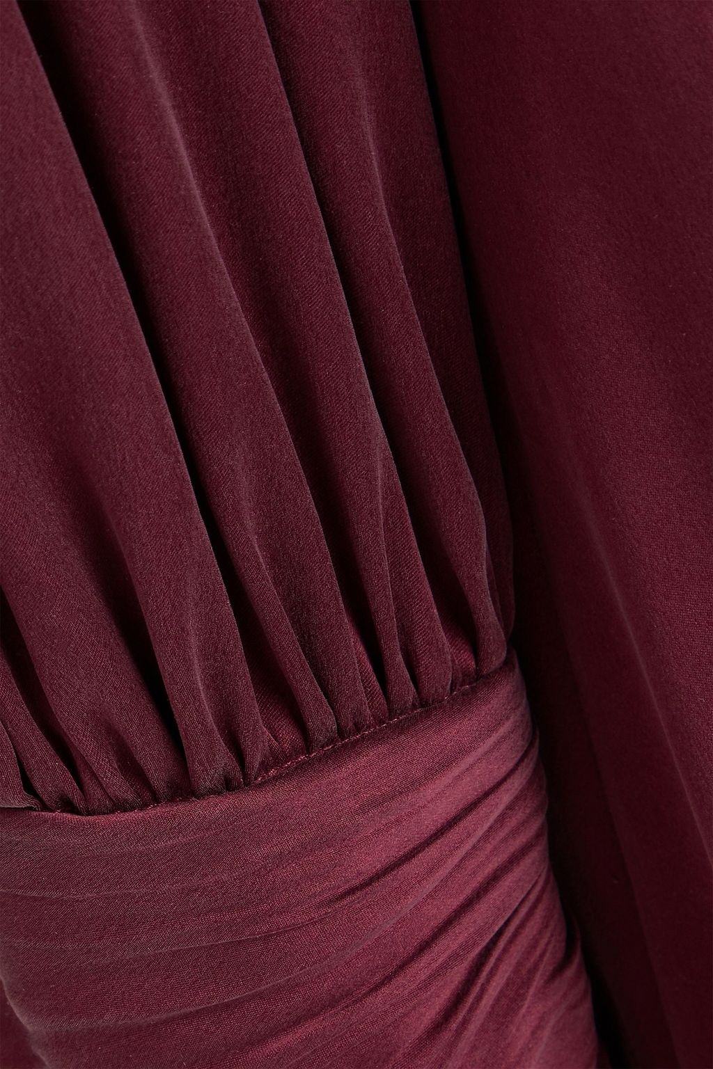 ZIMMERMANN Midi-Wickelkleid aus vorgewaschener Seide mit Rüschen