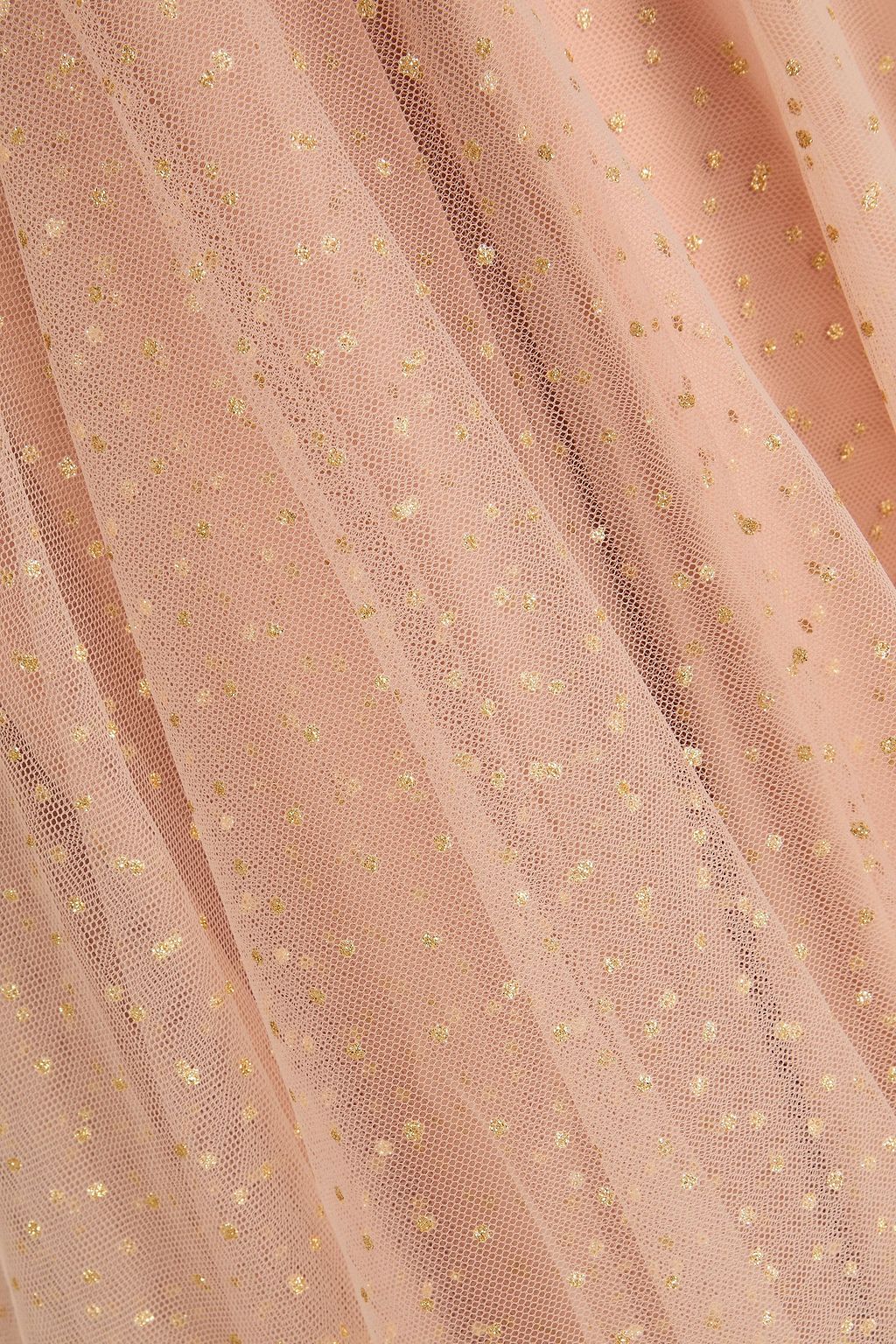 ZIMMERMANN チュール ミディワンピース グリッター加工 ポルカドット