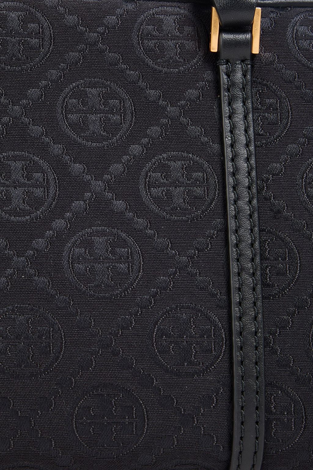 TORY BURCH حقيبة كتف من الجلد والجاكار