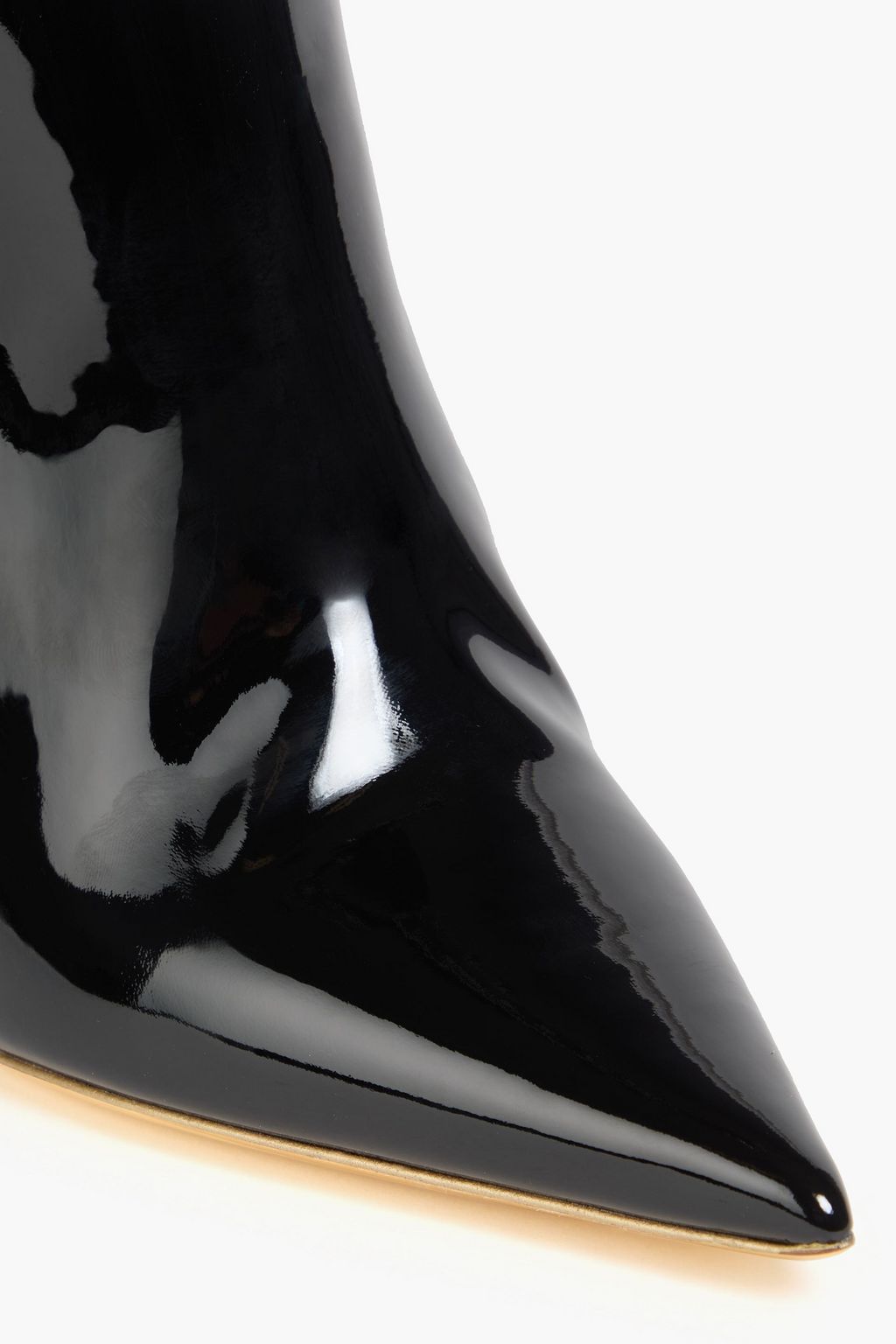 VALENTINO GARAVANI One Stud patent-leather ankle boots