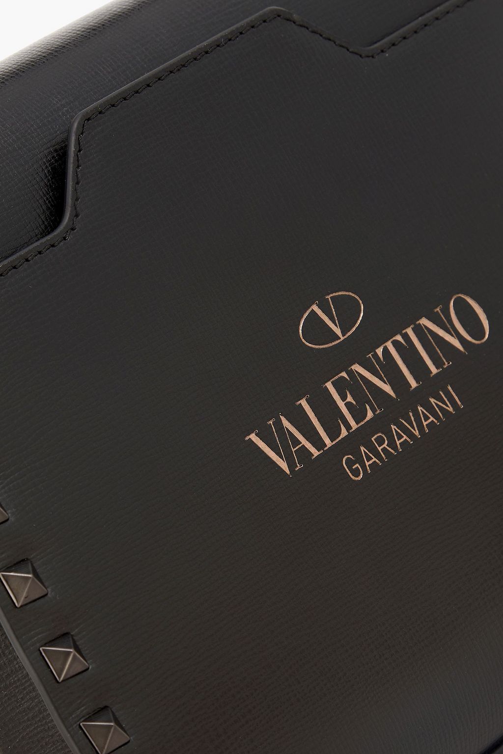 VALENTINO GARAVANI Rockstud Alcove textured-leather tote