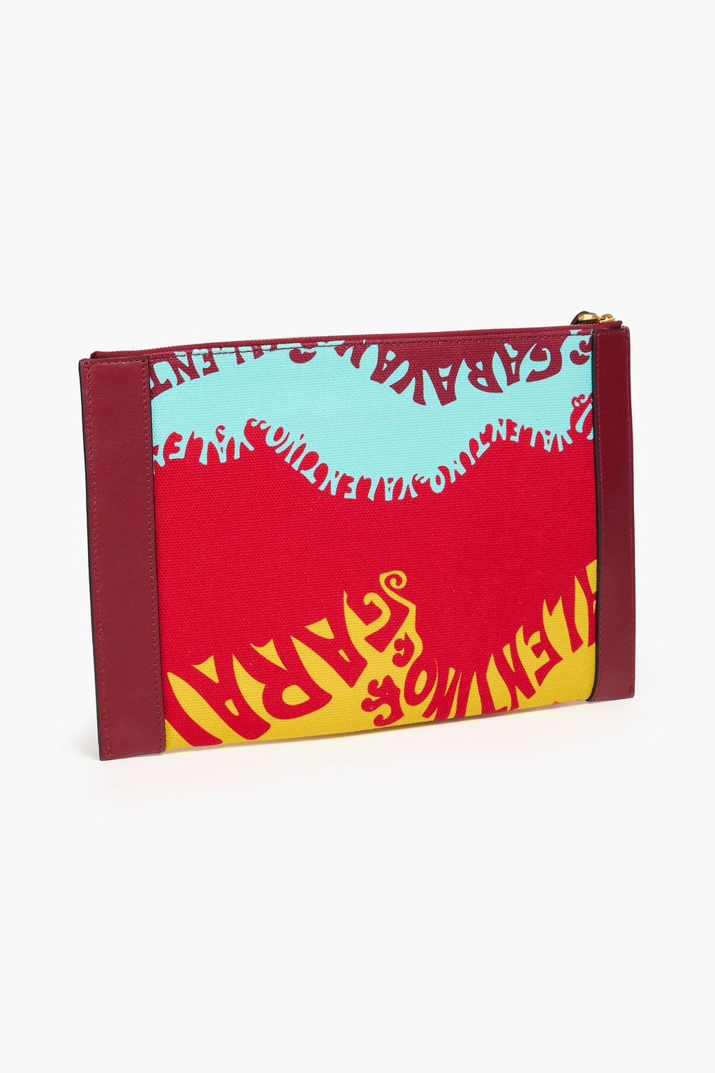 VALENTINO GARAVANI Printed cotton-canvas pouch