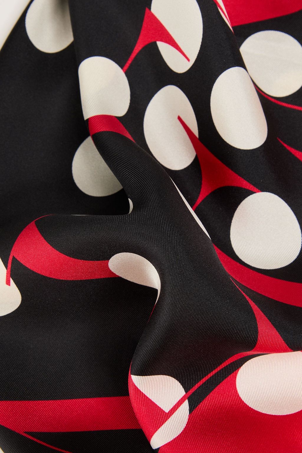 VALENTINO GARAVANI Bedruckter Schal aus Seiden-Twill