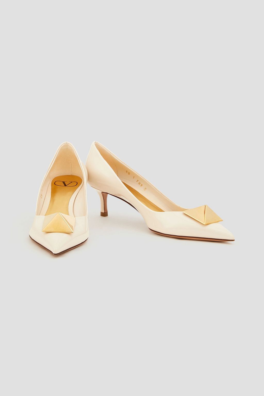 VALENTINO GARAVANI One Stud patent-leather pumps