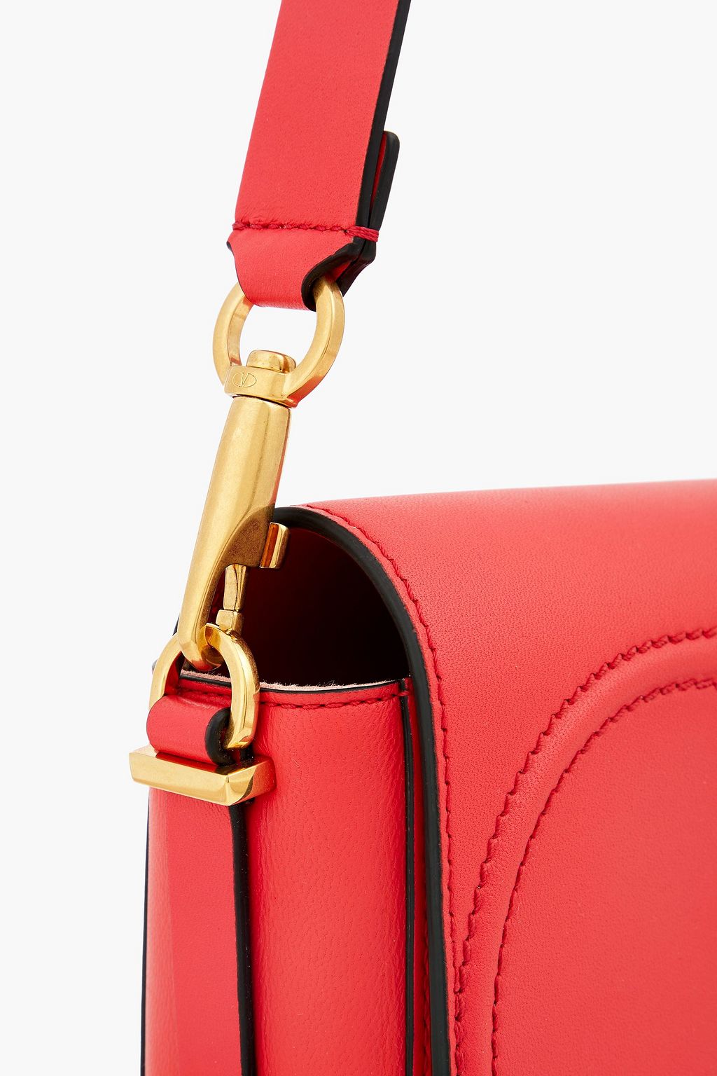 VALENTINO GARAVANI VLOGO Schultertasche aus geprägtem Leder