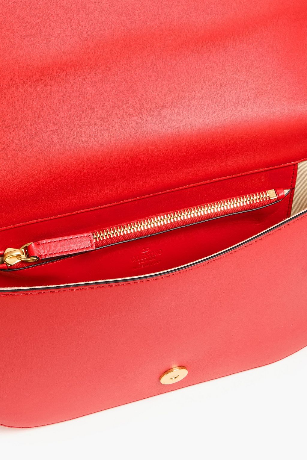 VALENTINO GARAVANI VLOGO Schultertasche aus geprägtem Leder