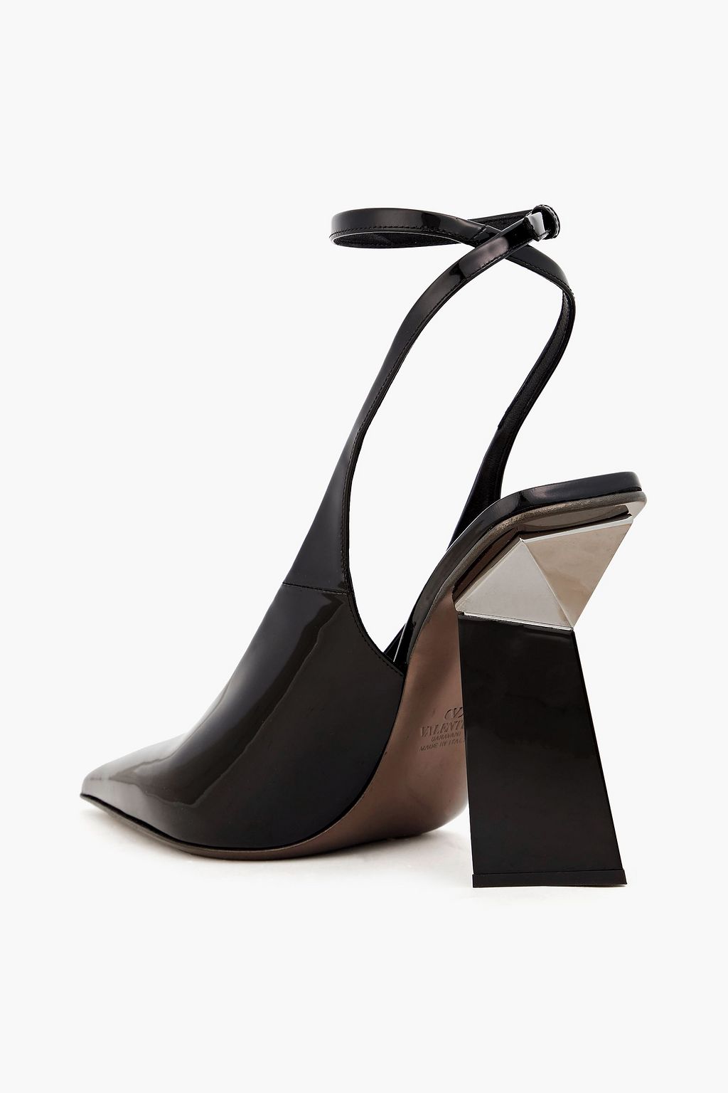 VALENTINO GARAVANI One Stud Hyper patent-leather pumps