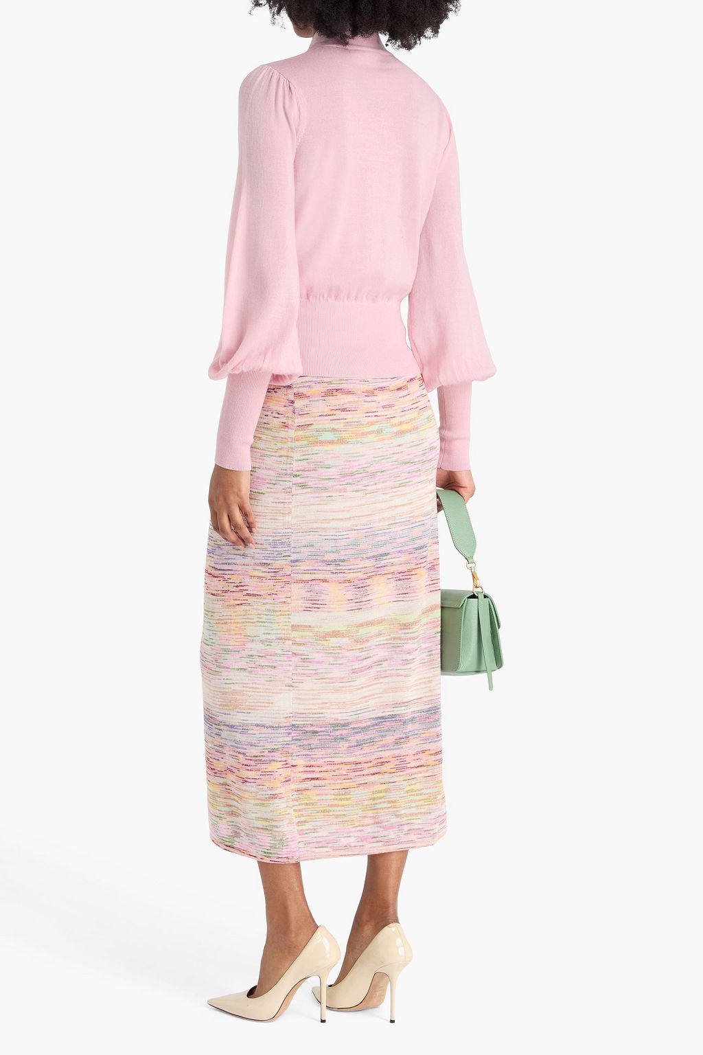 ZIMMERMANN Pullover aus Wolle mit Schluppe
