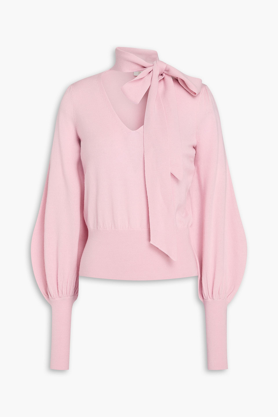 Zimmermann Pussy-bow Wool Sweater