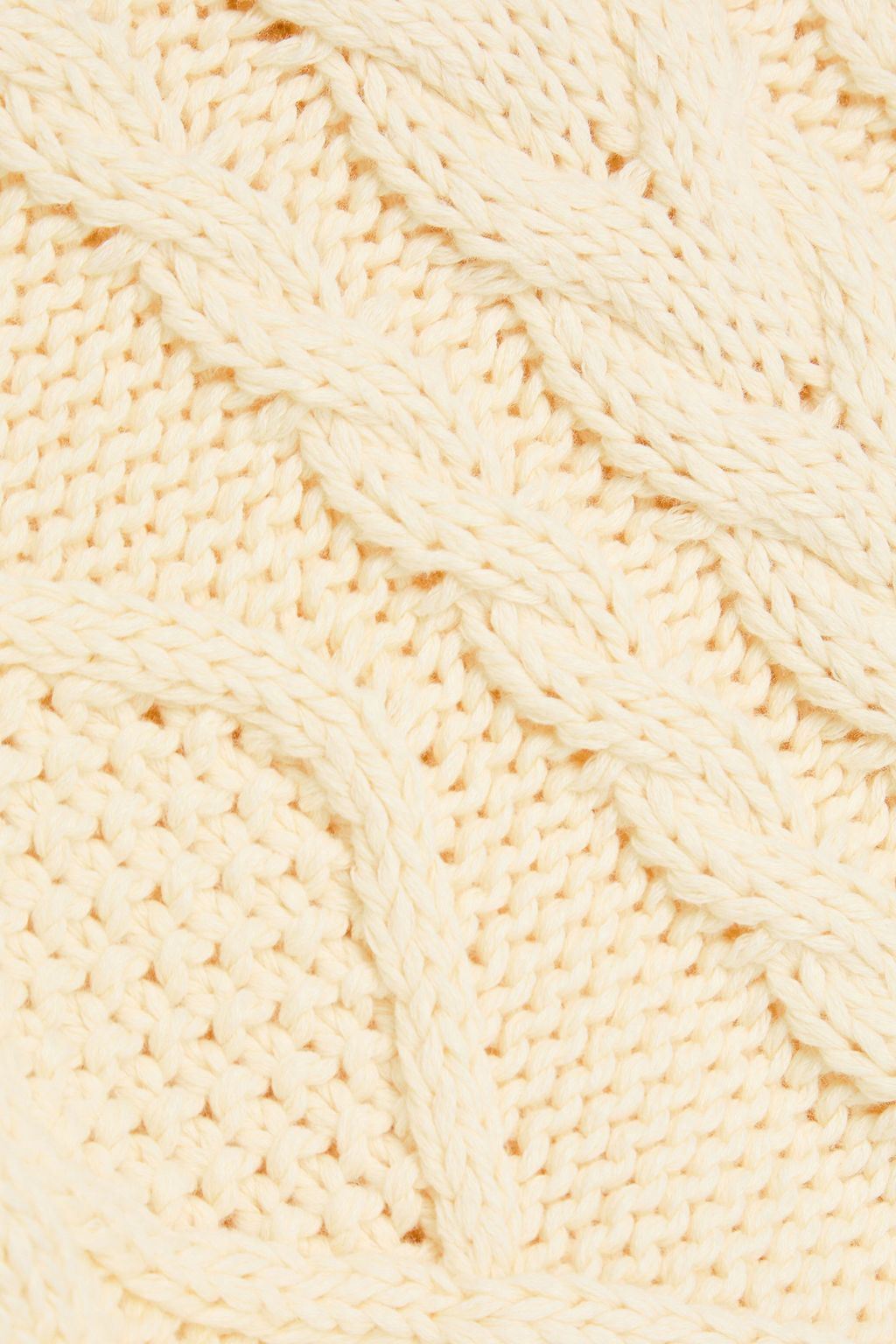 ZIMMERMANN Cable-knit cotton sweater