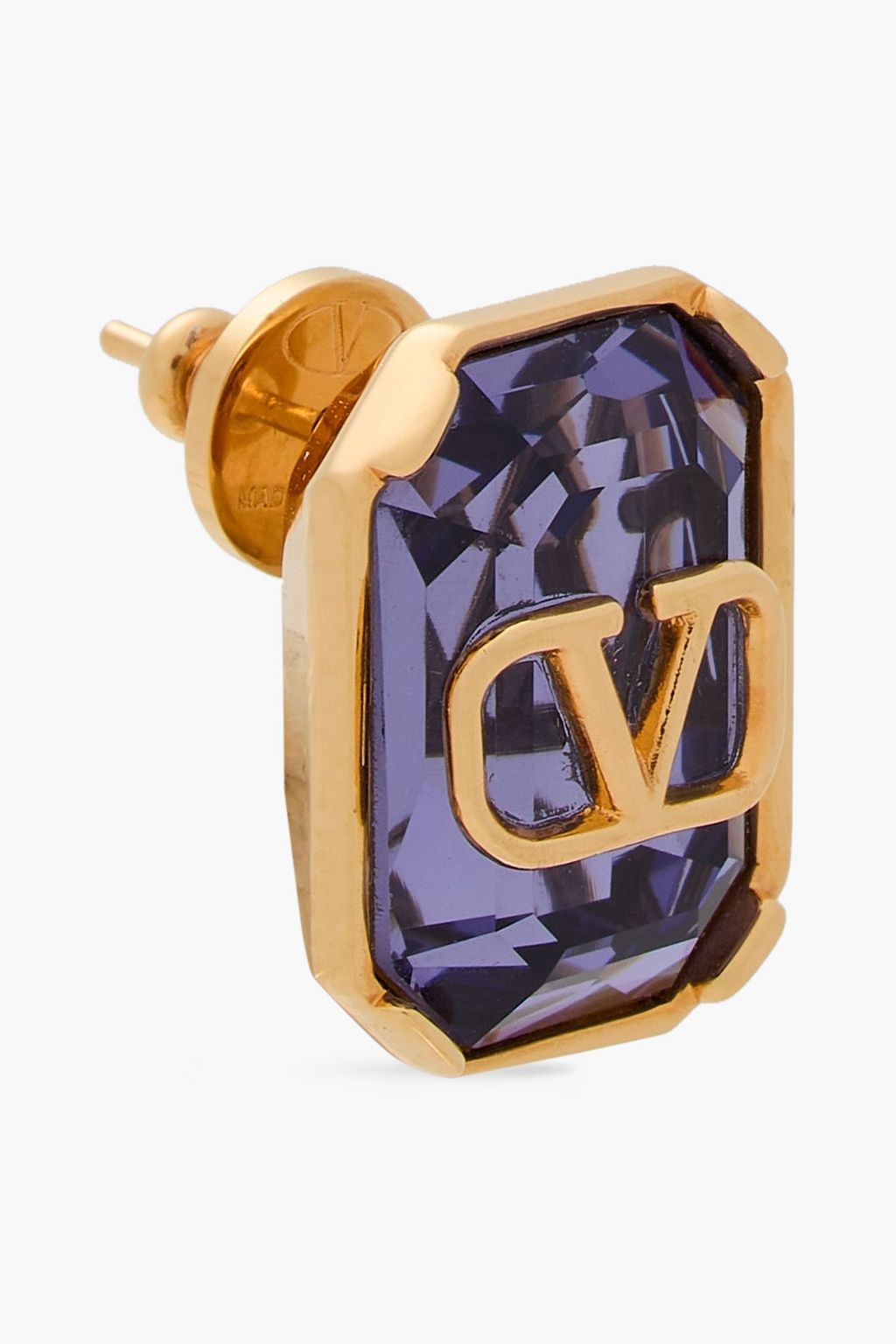 VALENTINO GARAVANI Gold-tone crystal earrings