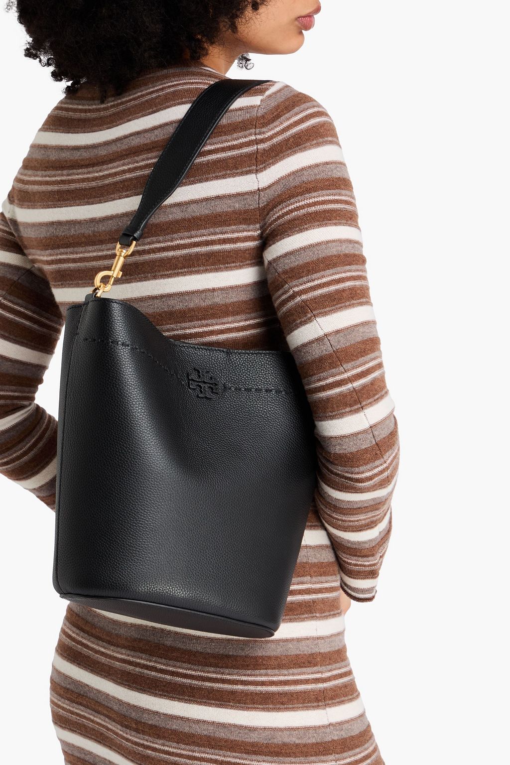 TORY BURCH حقيبة توت "ماكجرو" من الجلد المُحبّب