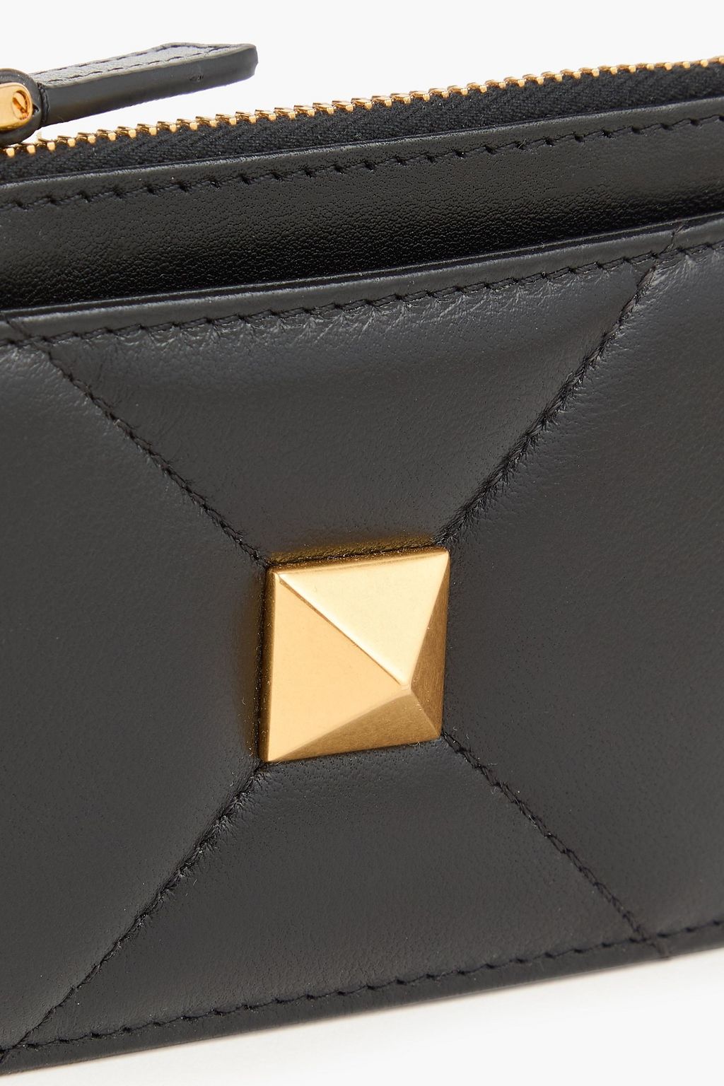 VALENTINO GARAVANI One Stud quilted leather cardholder
