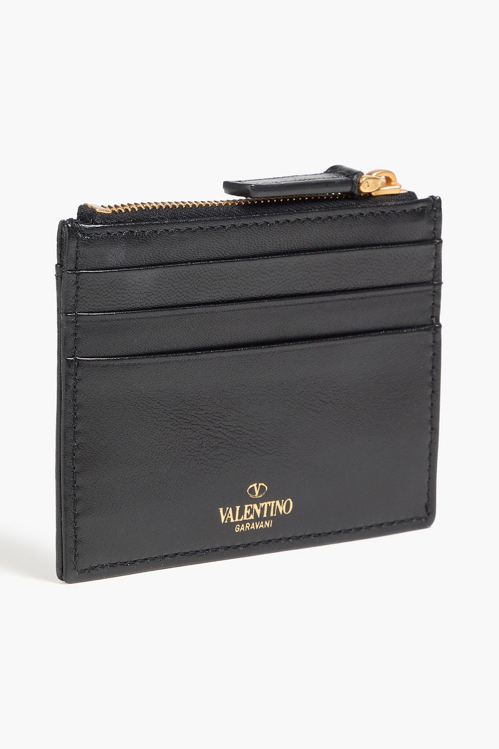 VALENTINO GARAVANI One Stud quilted leather cardholder