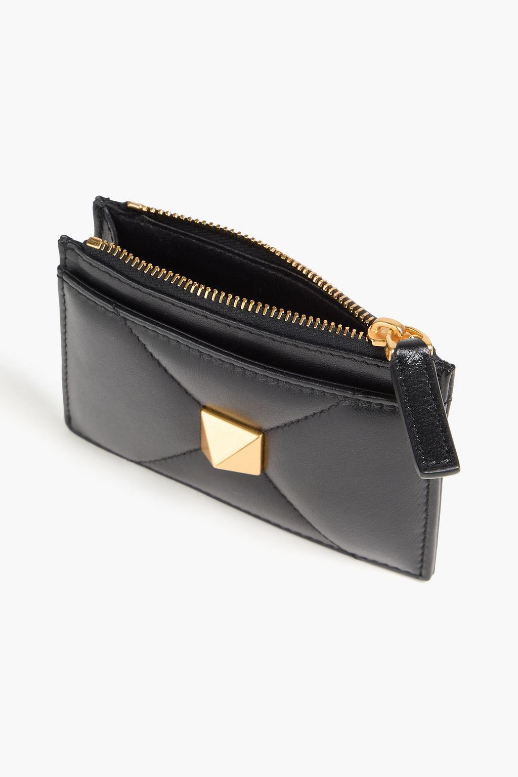 VALENTINO GARAVANI One Stud quilted leather cardholder