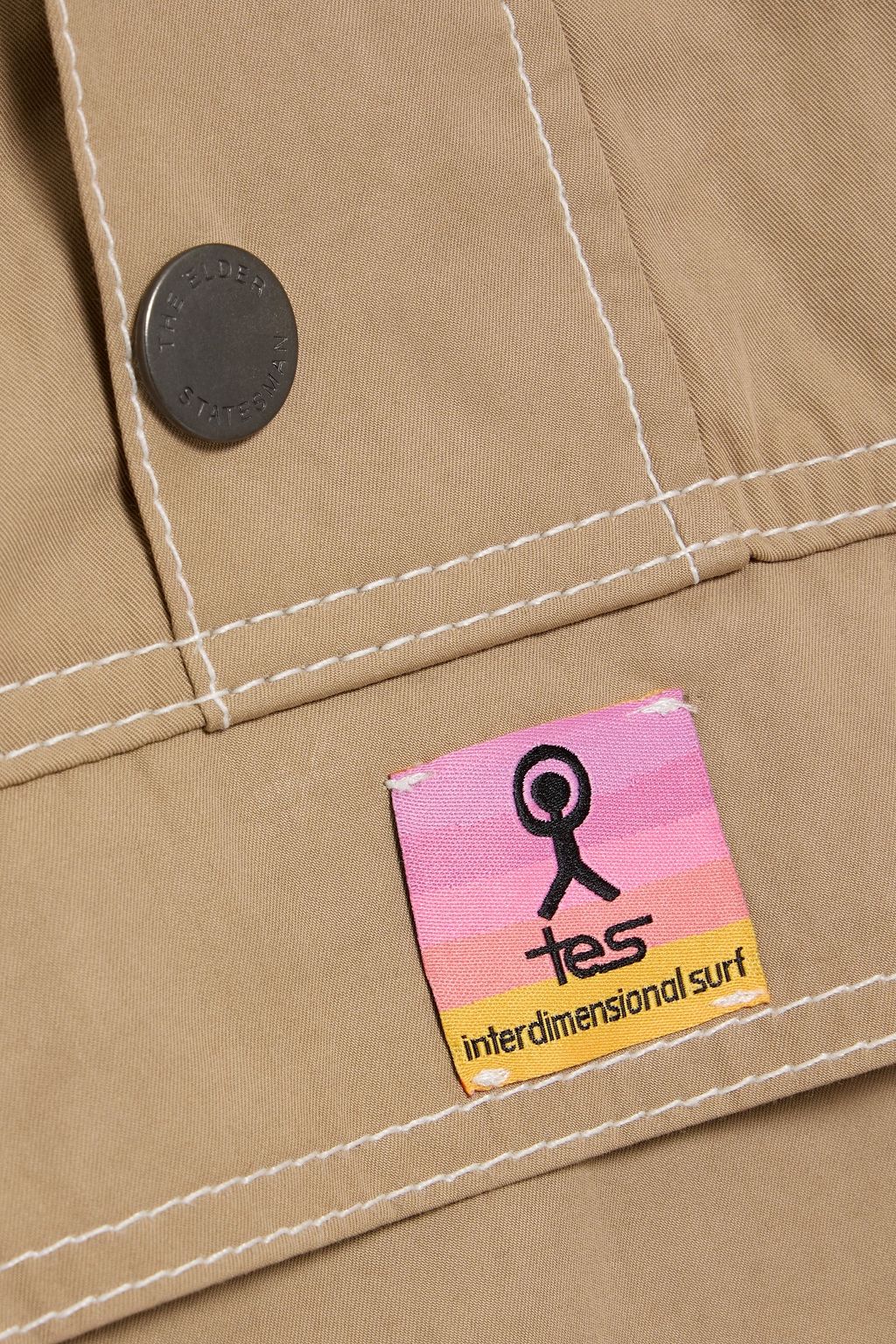 THE ELDER STATESMAN Silvano Airbrush Anorak aus Baumwoll-Twill mit Print und Kapuze