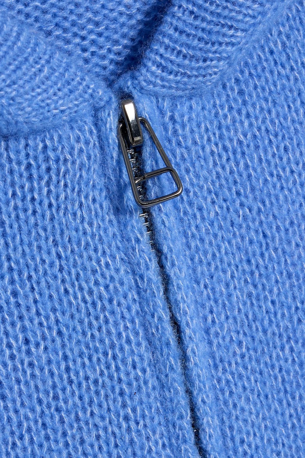 THE ELDER STATESMAN Nimbus cashmere and cotton-blend zip-up hoodie