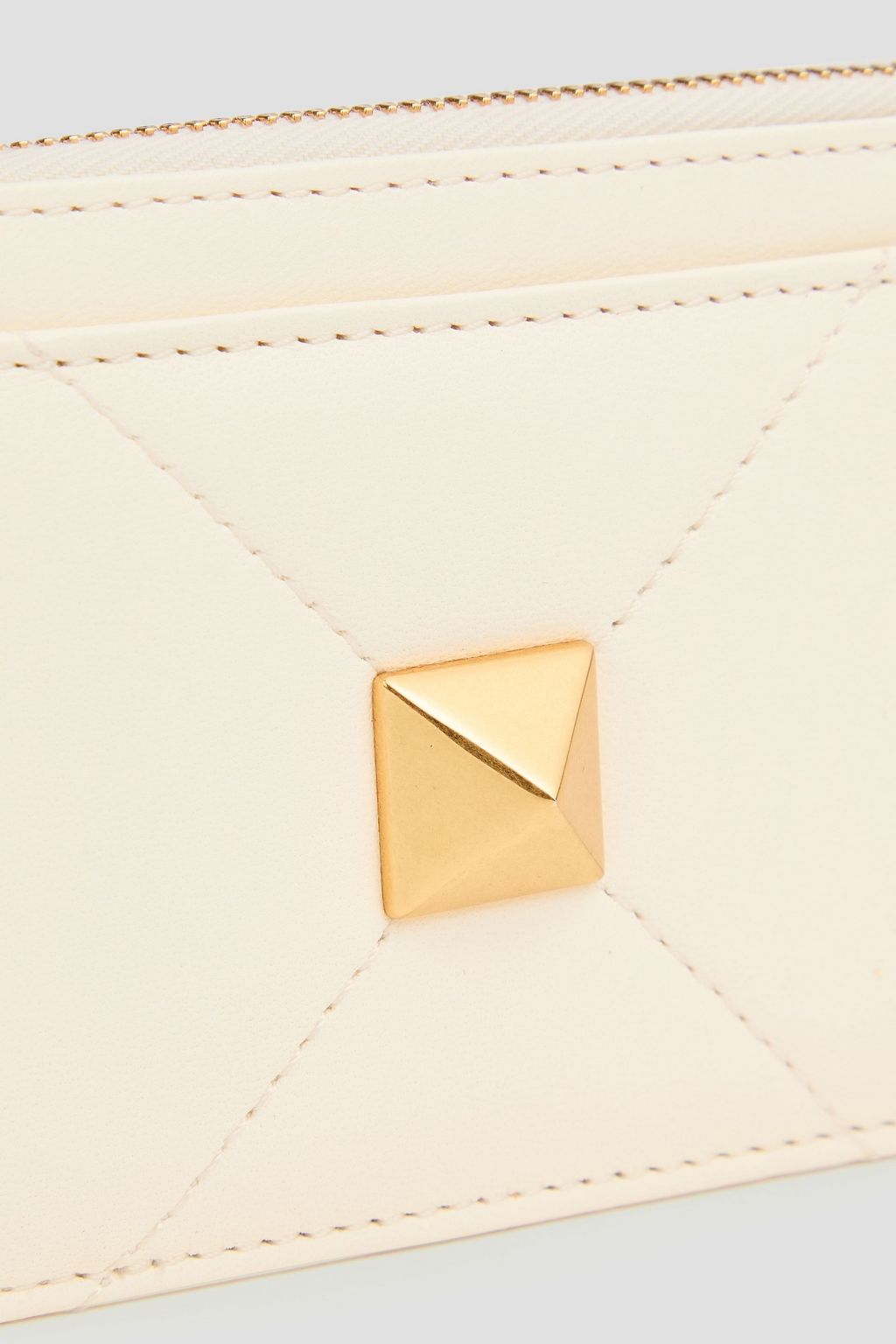 VALENTINO GARAVANI One Stud quilted leather cardholder