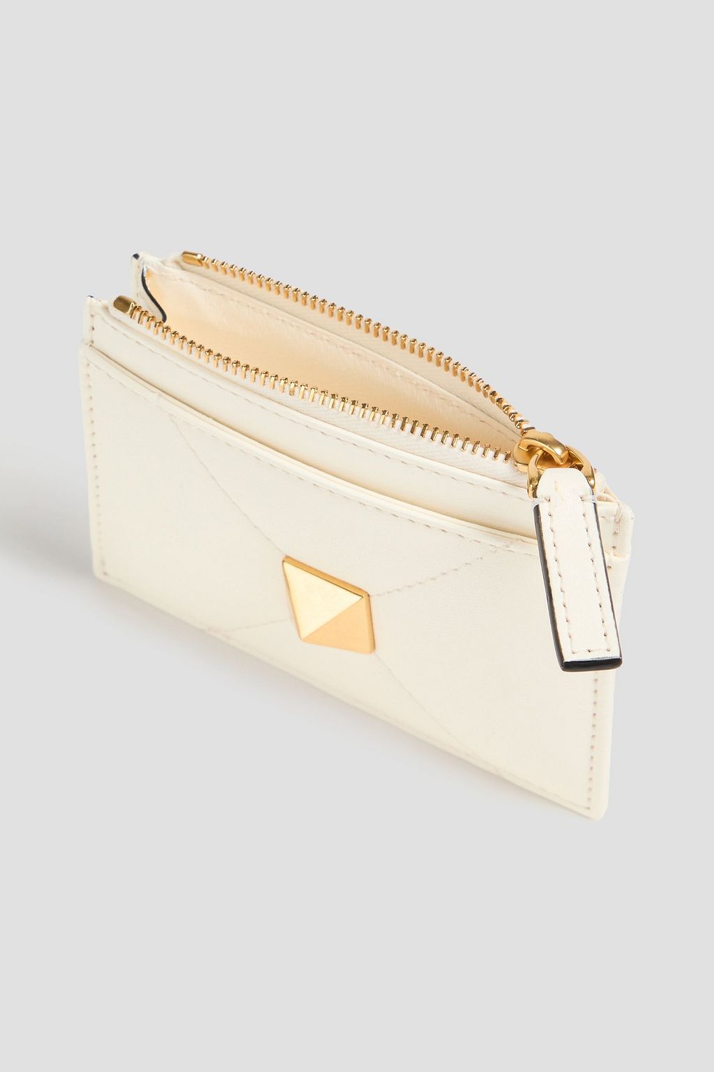 VALENTINO GARAVANI One Stud quilted leather cardholder