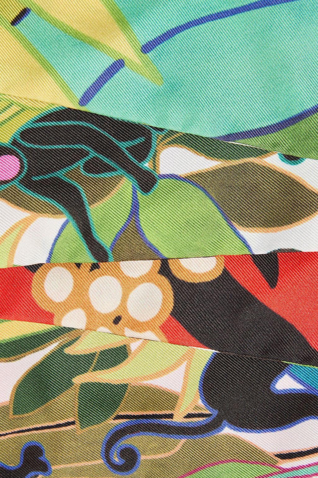 VALENTINO GARAVANI Printed silk-twill scarf