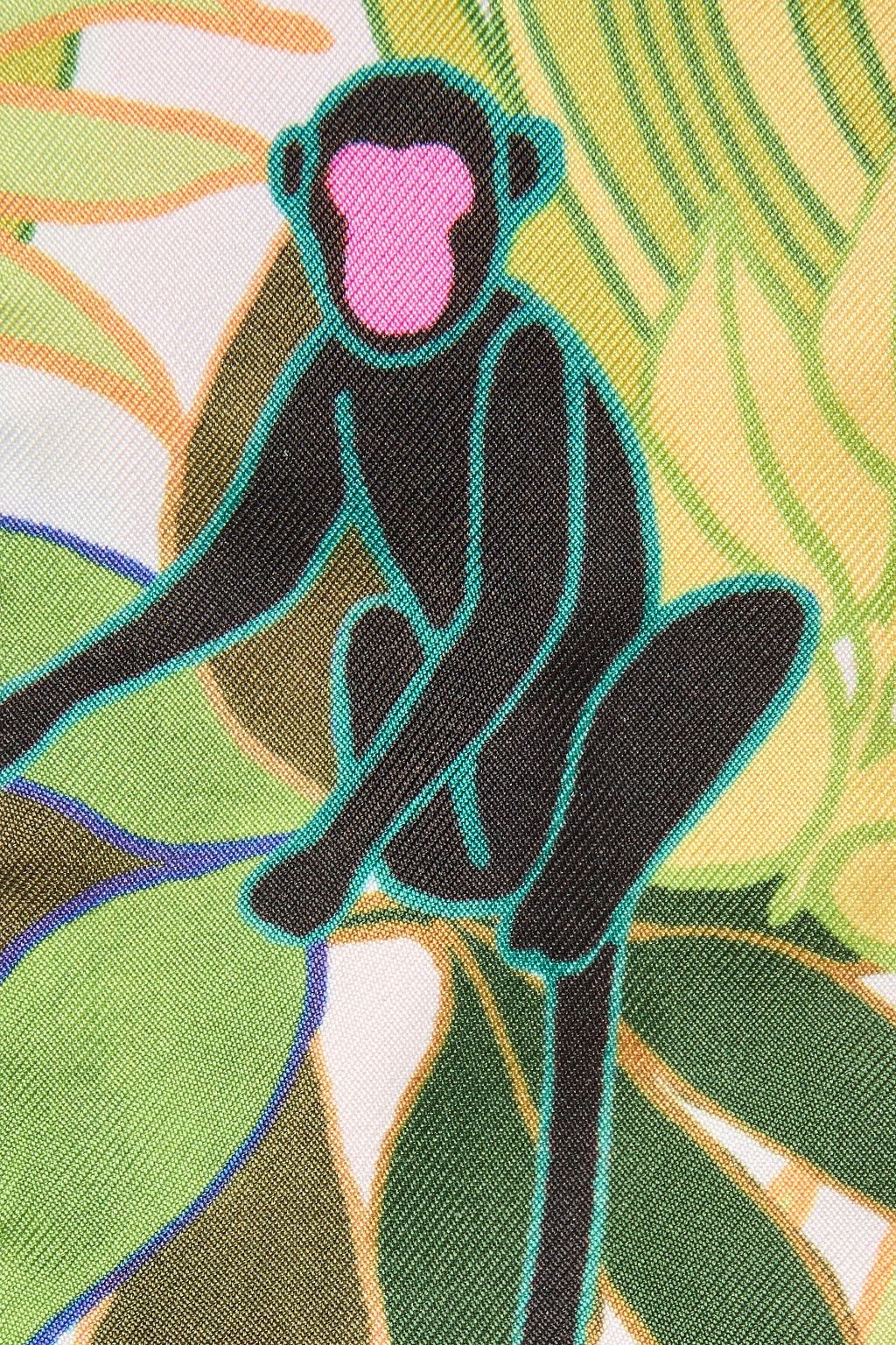 VALENTINO GARAVANI Printed silk-twill scarf
