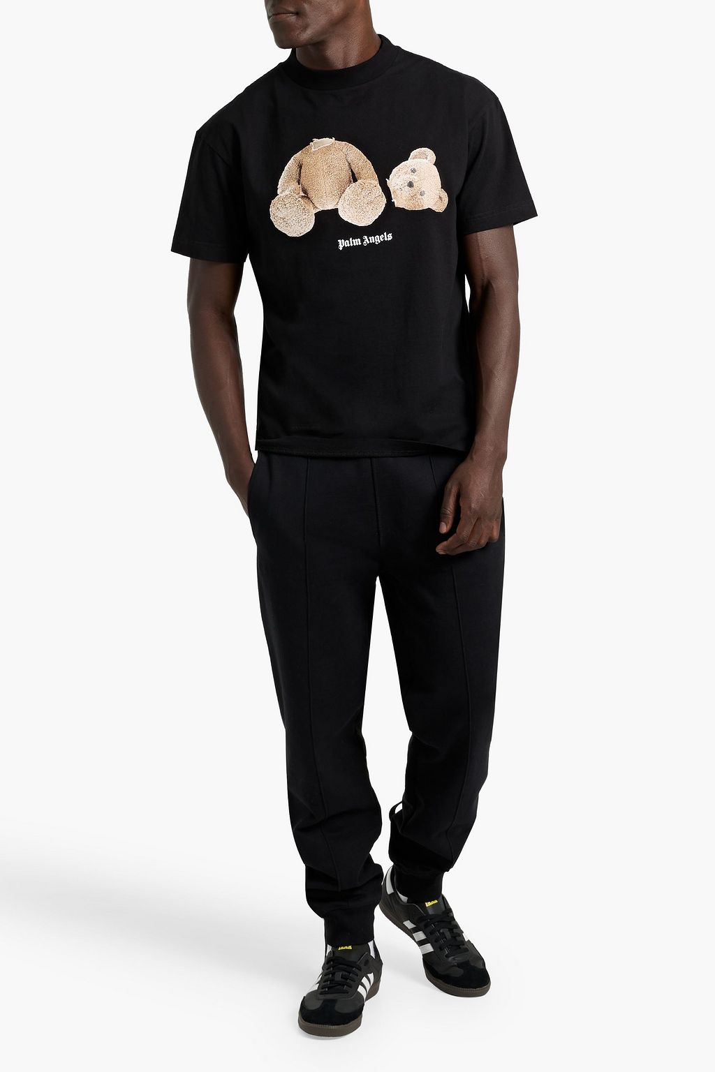 PALM ANGELS Logo-print cotton-jersey T-shirt