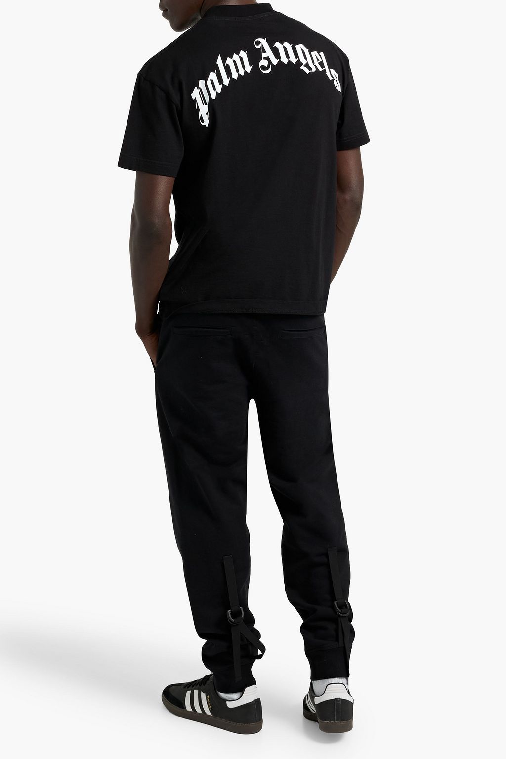 PALM ANGELS Logo-print cotton-jersey T-shirt