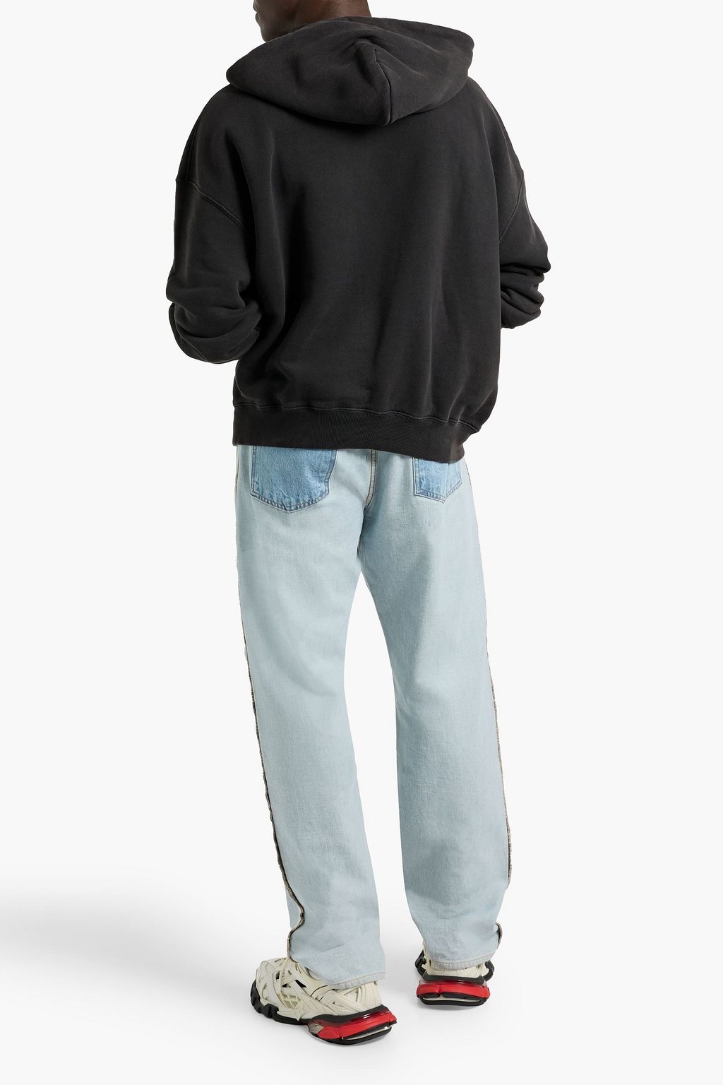 OFF-WHITE™ Printed French cotton-terry hoodie