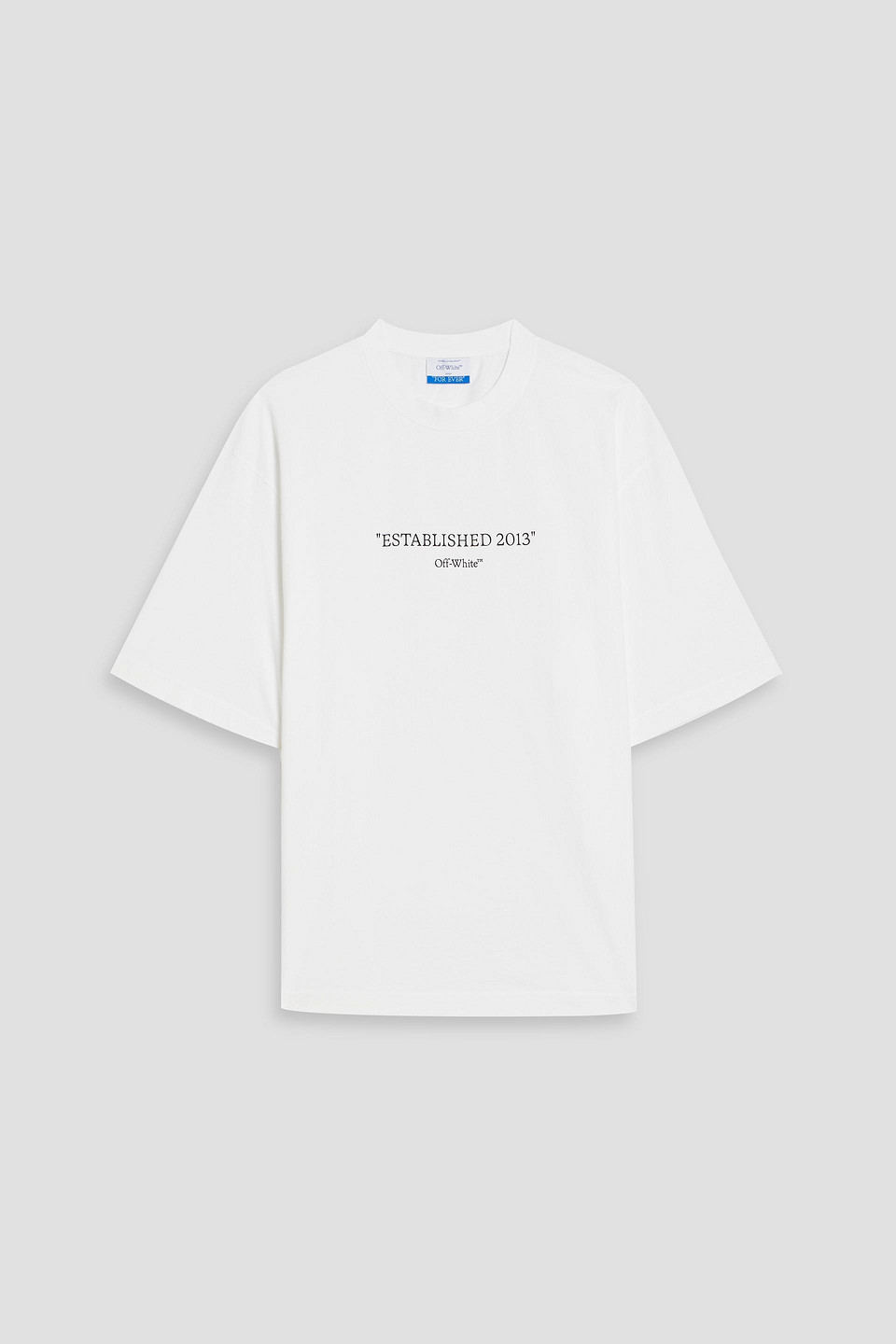 Printed cotton-jersey T-shirt