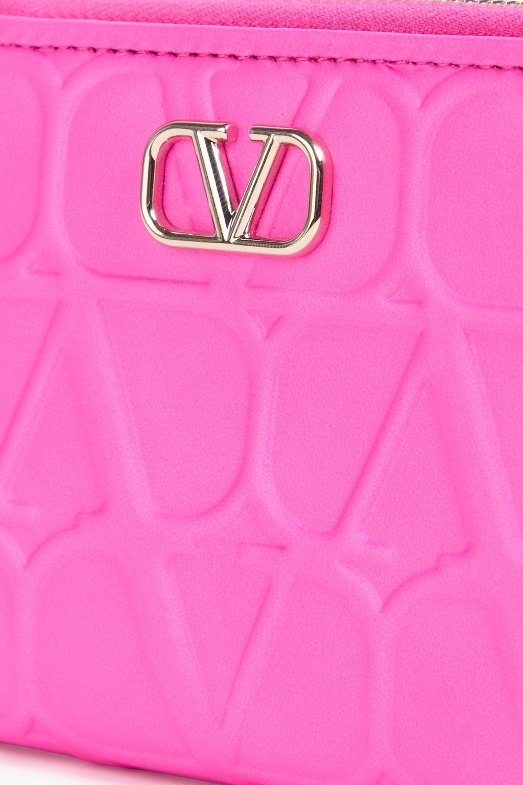 VALENTINO GARAVANI VLOGO embossed leather wallet