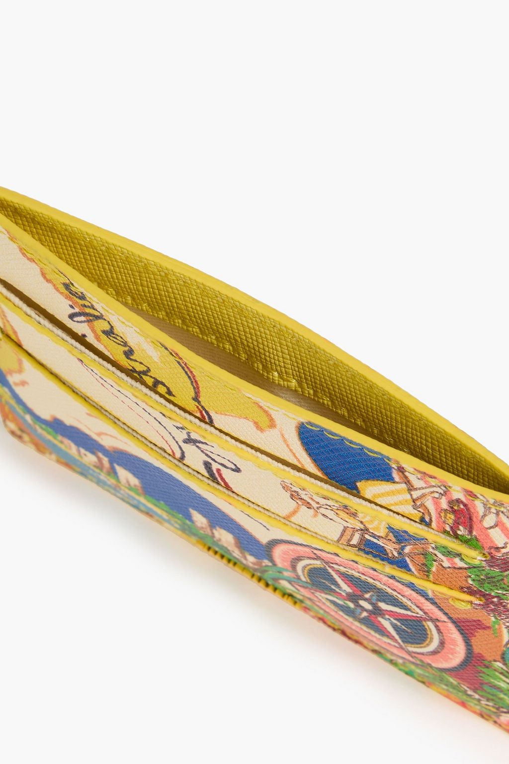 ZIMMERMANN Printed textured-leather cardholder