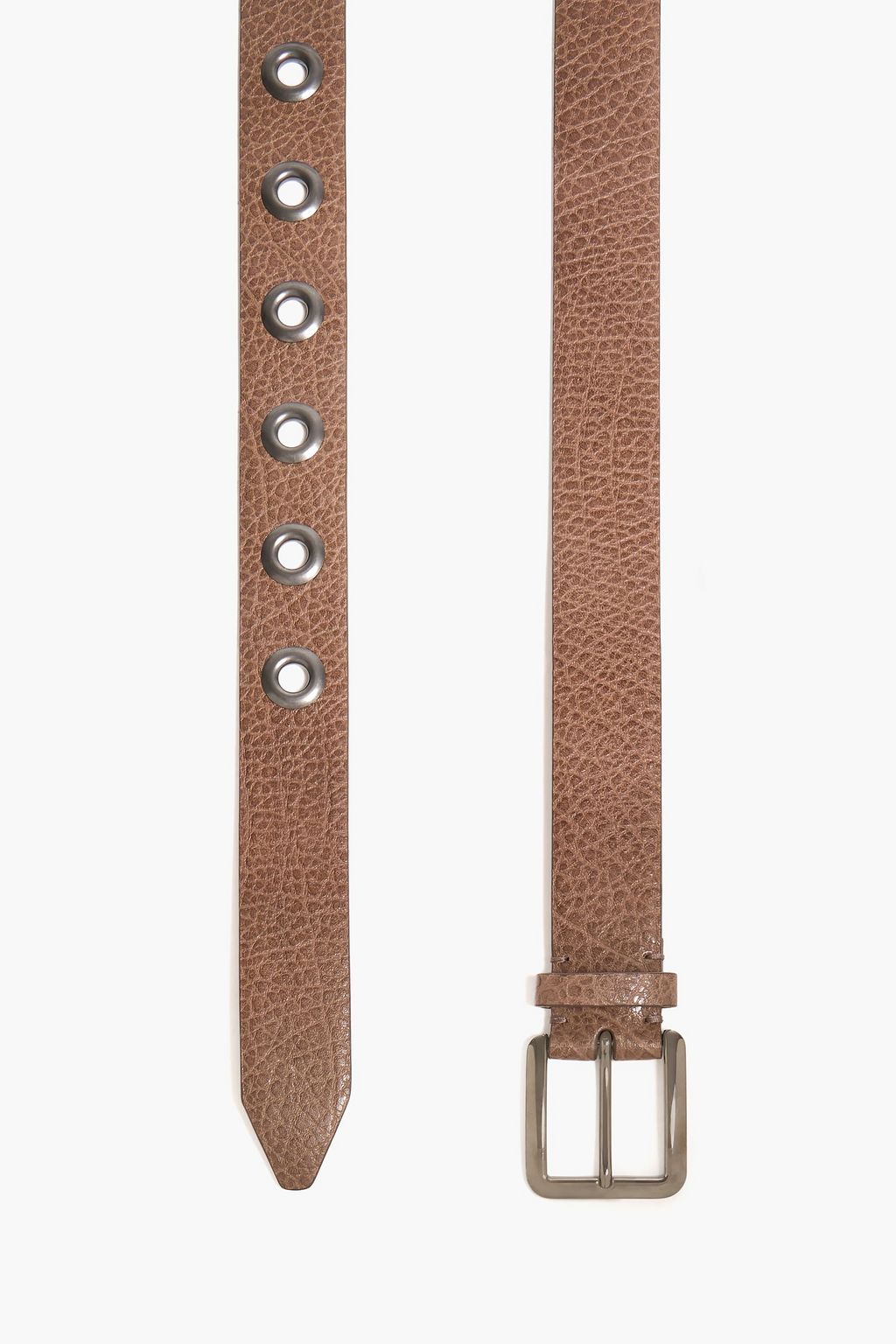 BRUNELLO CUCINELLI Pebbled-leather belt