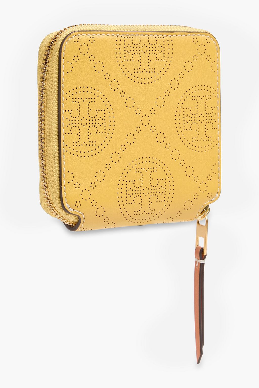 TORY BURCH レザー ウォレット パーフォレーション加工