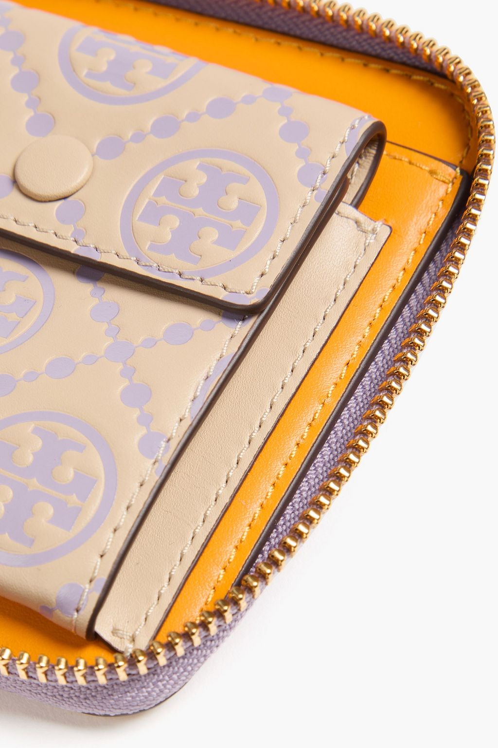 TORY BURCH レザー ウォレット エンボス加工