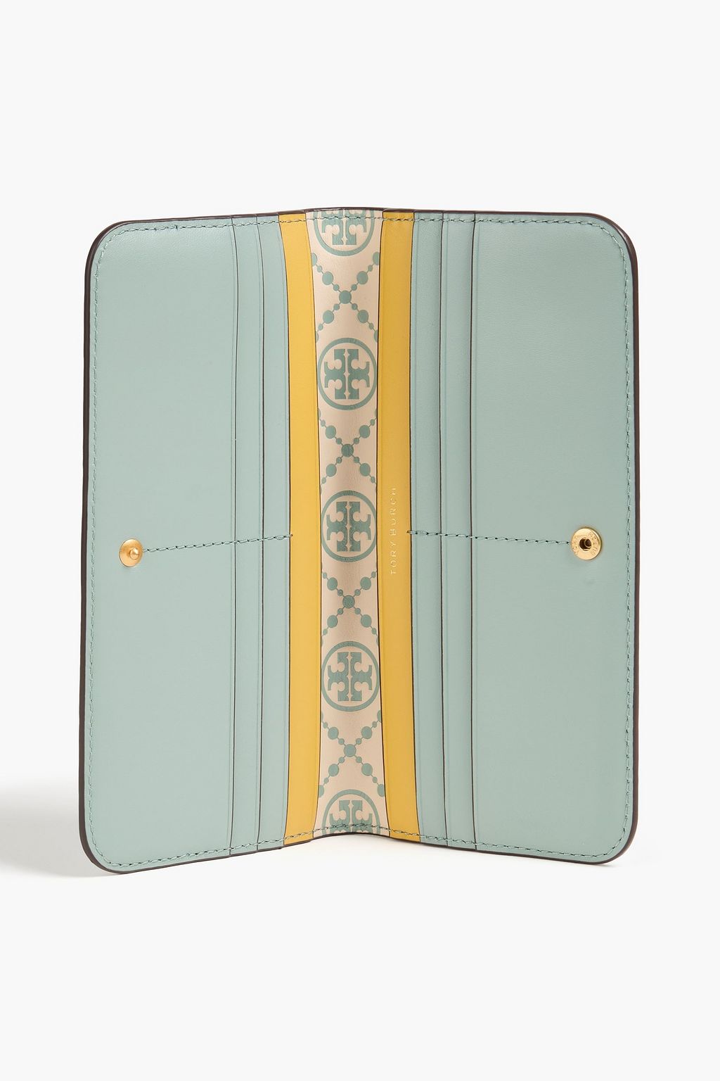TORY BURCH レザー コンチネンタルウォレット エンボス加工