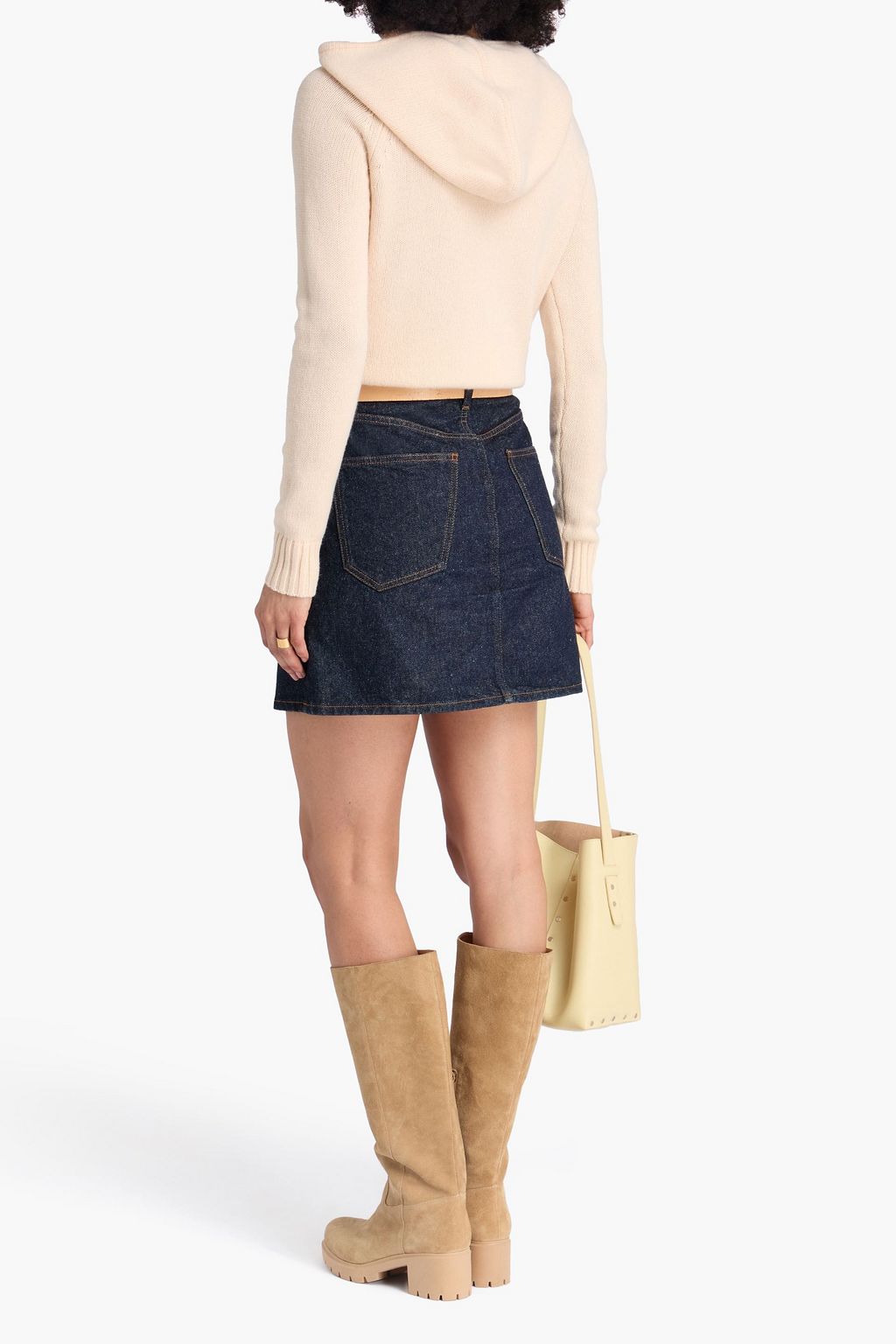 ZIMMERMANN Wool and cashmere-blend hoodie