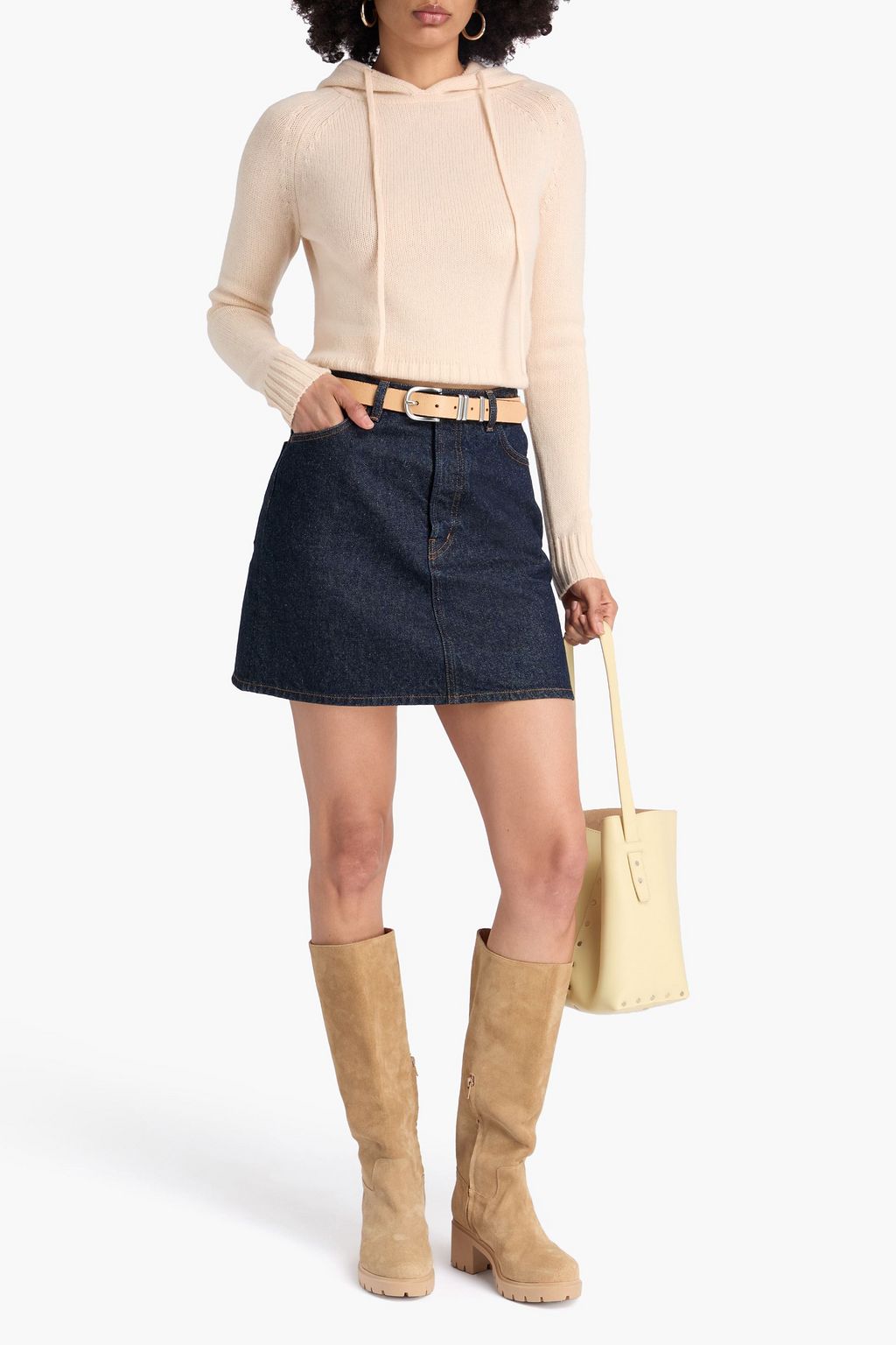 ZIMMERMANN Wool and cashmere-blend hoodie
