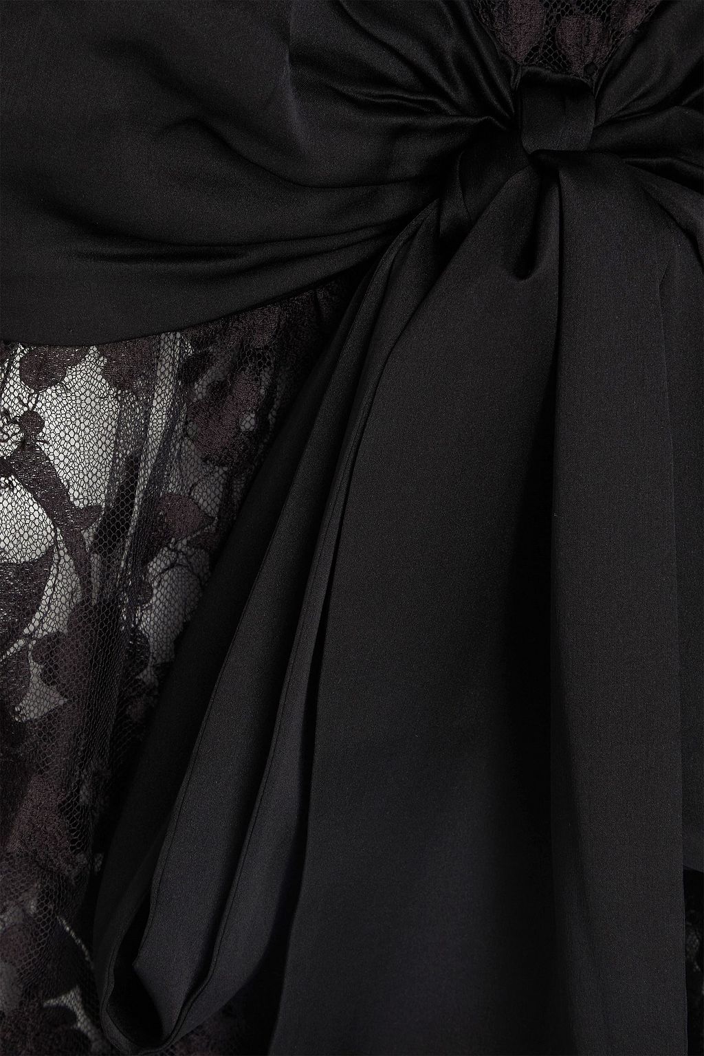 ZIMMERMANN コットン混レース トップス リボン付き