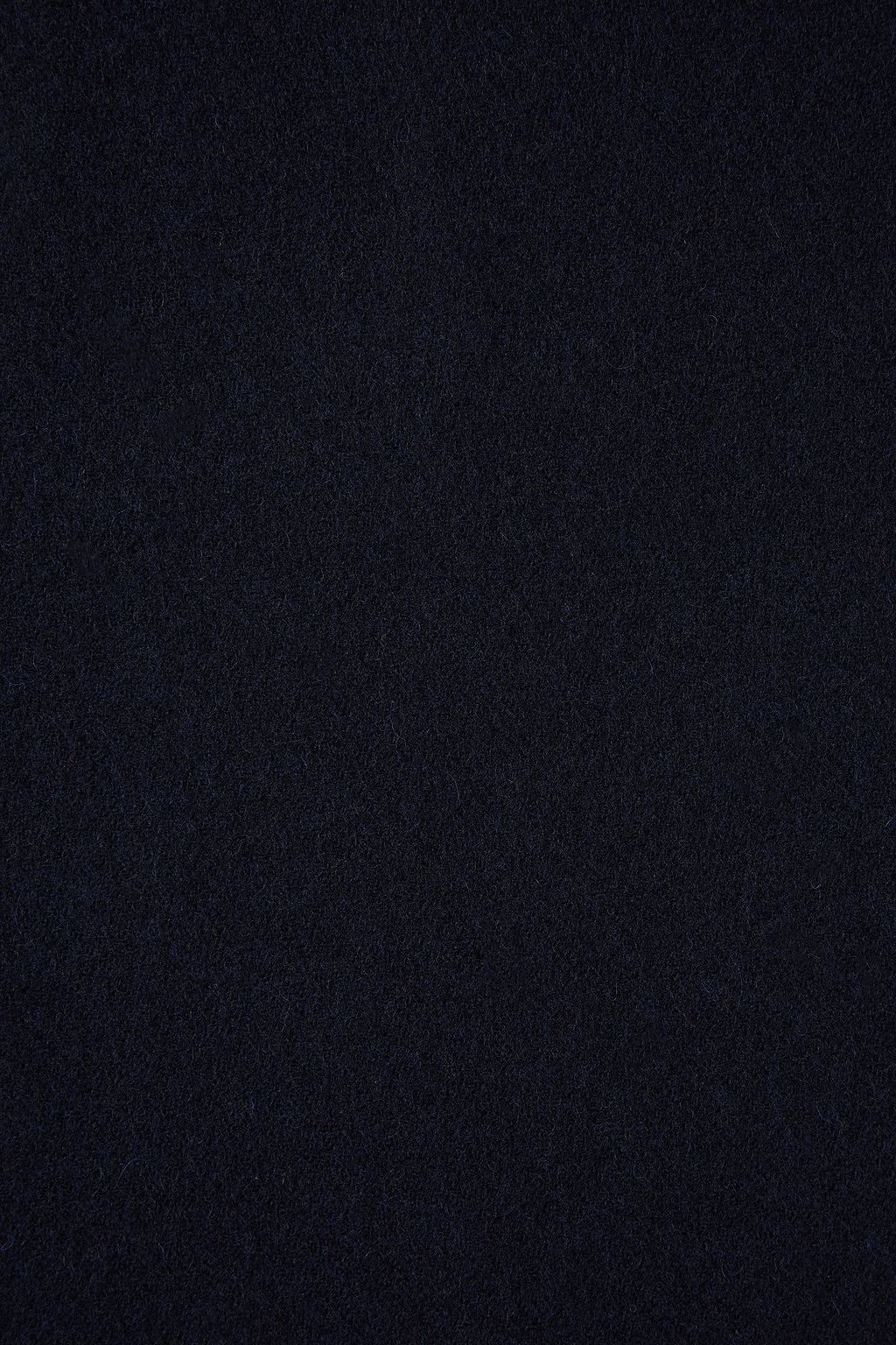 BARBOUR X GANNI Fringed wool-twill scarf