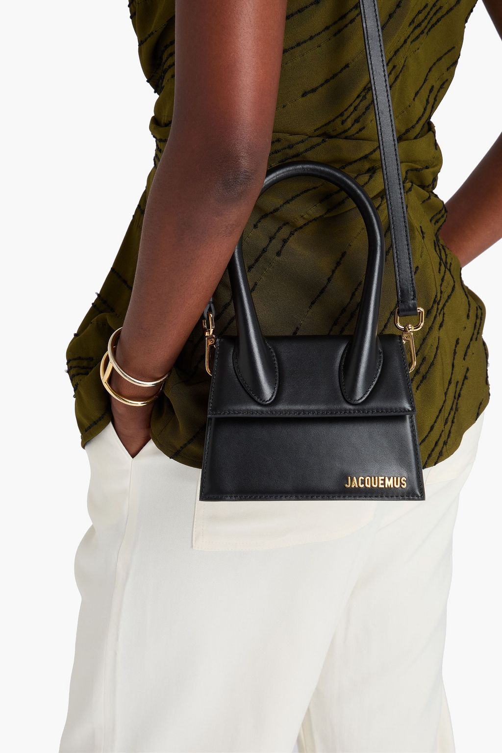 JACQUEMUS Le Chiquito Moyen leather tote