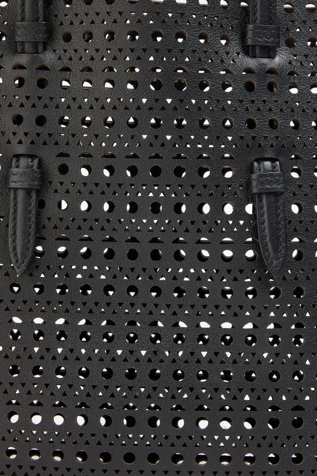ALAÏA Mina laser-cut leather tote