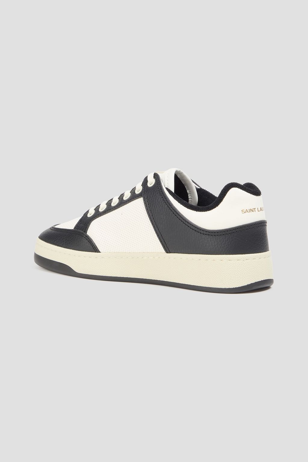 SAINT LAURENT SL61 two-tone leather sneakers