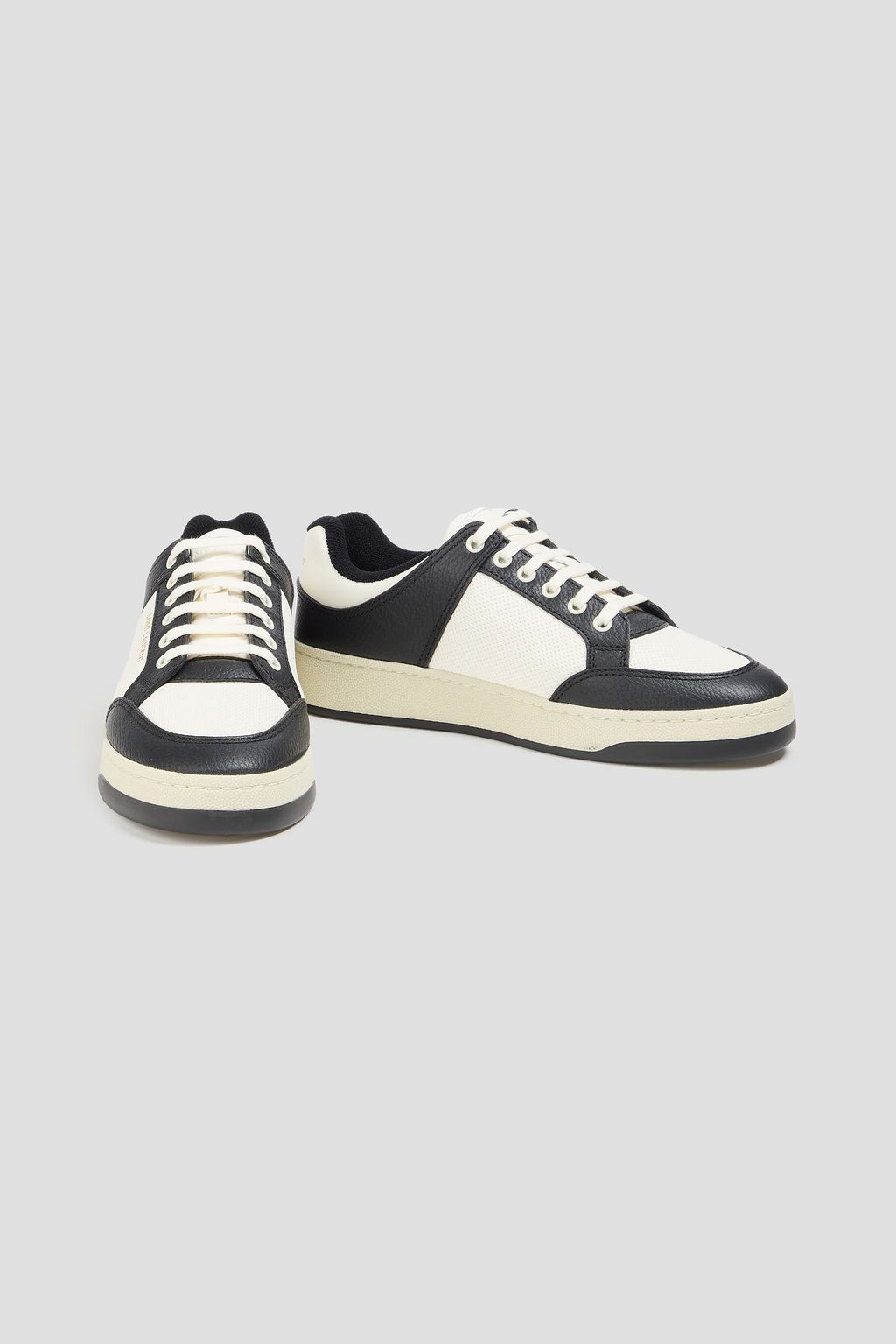 SAINT LAURENT SL61 two-tone leather sneakers