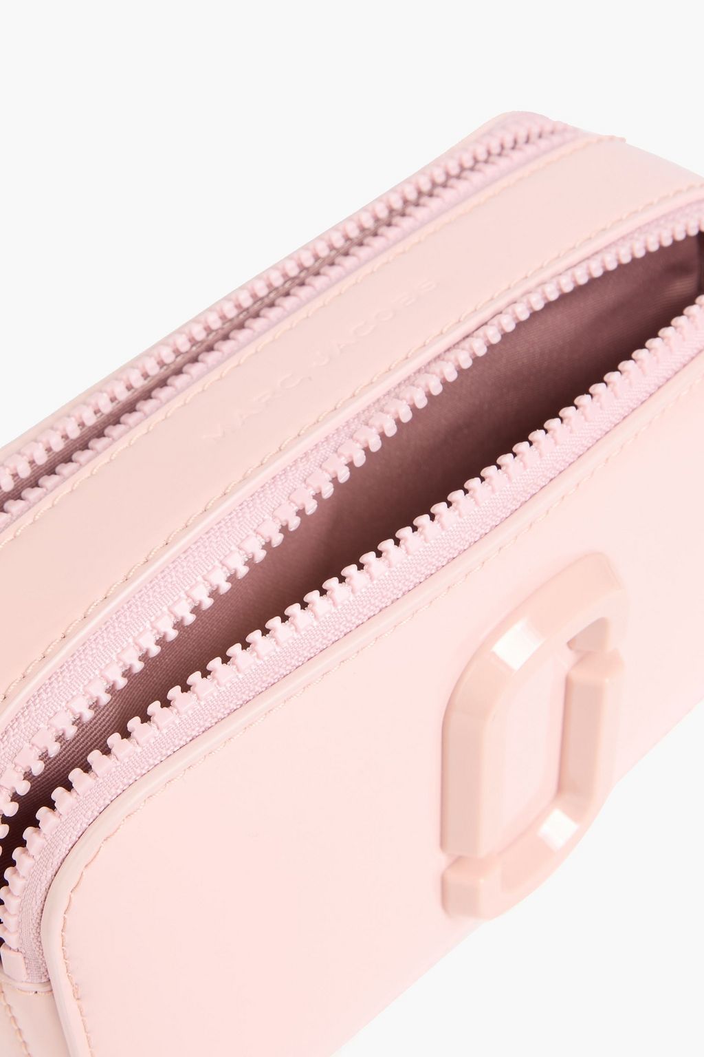 MARC JACOBS Snapshot patent-leather shoulder bag
